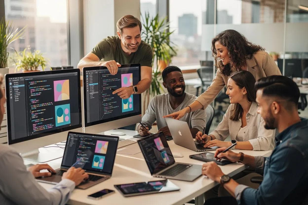 ClickMasters team and office
