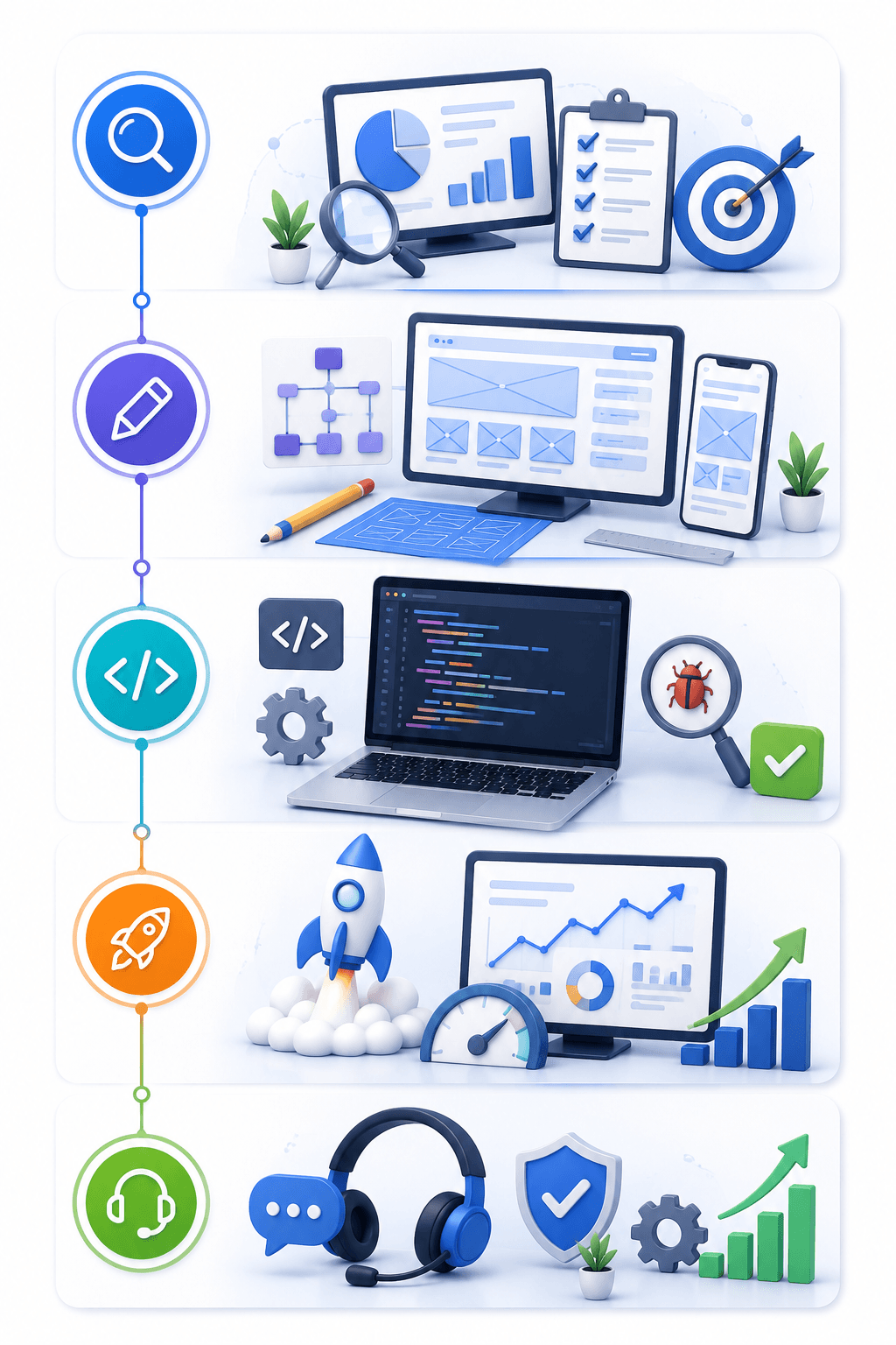 ClickMasters Web Development Process